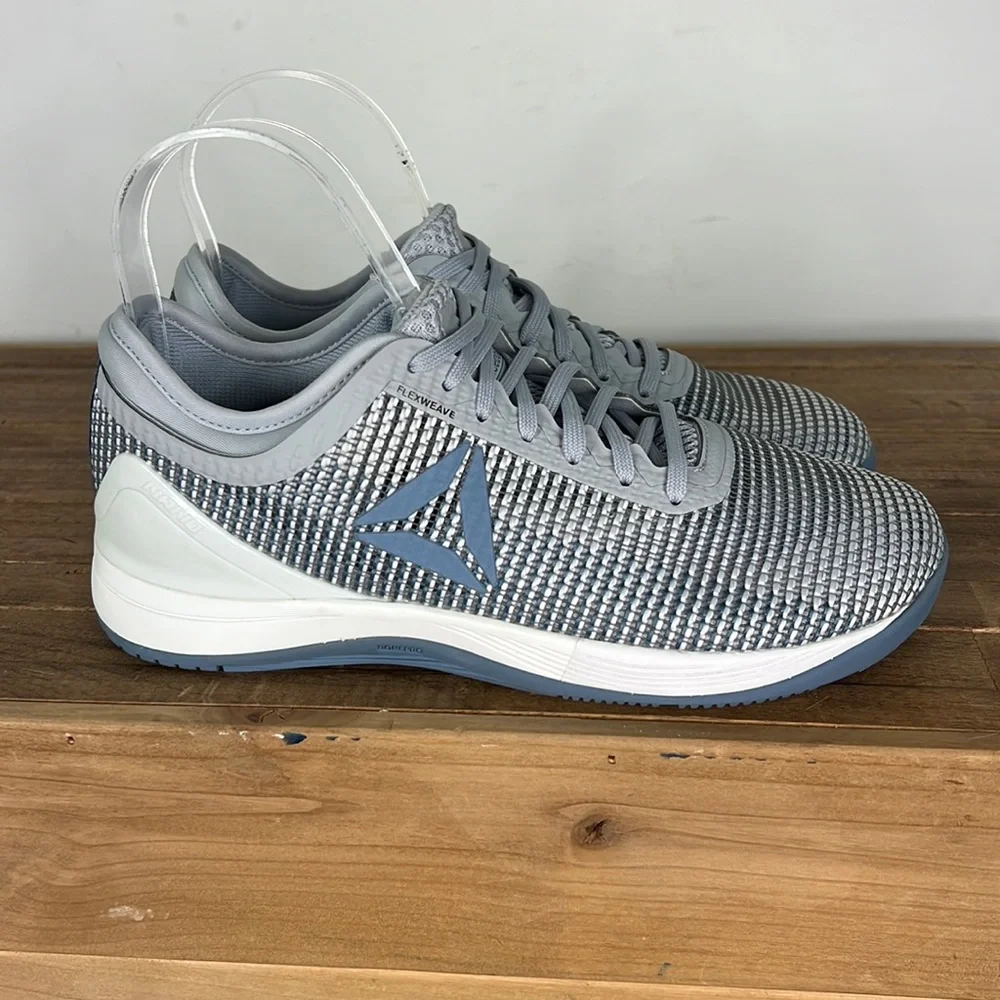 NEW REEBOK blue white nano CrossFit flexweave athletic sneakers women’s size 7